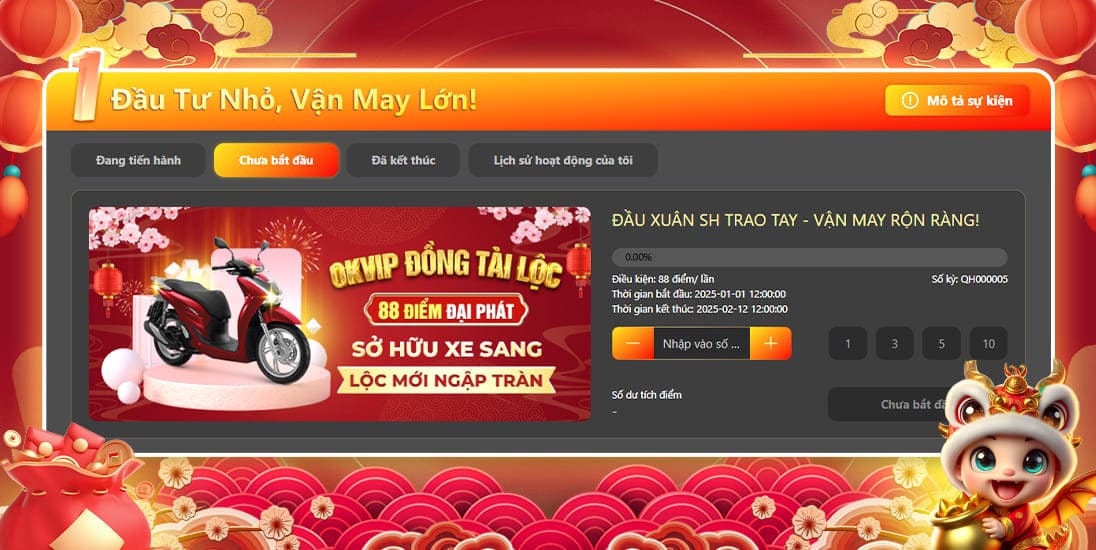 Hướng dẫn tham gia sự kiện Tết hấp dẫn 